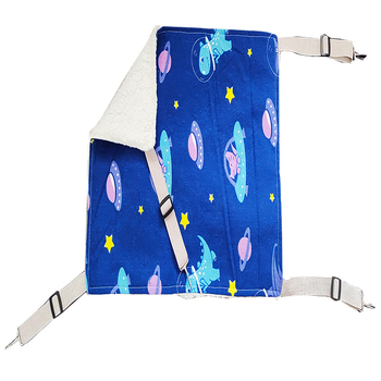 Lu Chong mačací hojdačkový pelech s fleecovou výstelkou, nastaviteľný, zavesiteľný