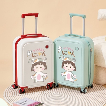 Bērnu kabīnes čemodāns ar multfilmu motīvu, rāvējslēdzēja atvērums, paplašināms nodalījums, universālie rati, ABS/PC materiāls