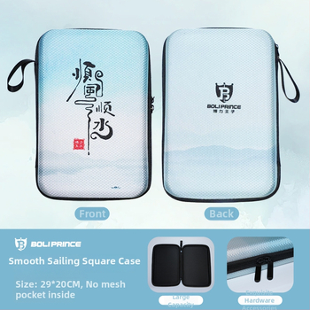 Prince Boli vízálló asztalitenisz ütőtaska, személyre szabható kivitel és nyomtatott logóval, tervezve a teniszezés felszerelésének tárolására.