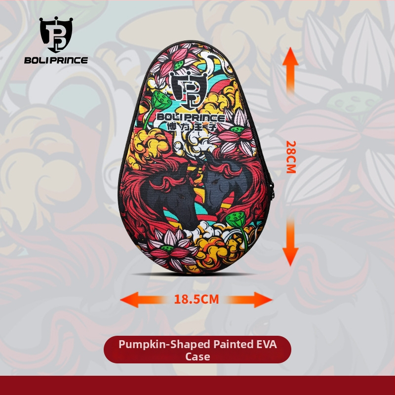 Prince Boli vízálló asztalitenisz ütőtaska, személyre szabható kivitel és nyomtatott logóval, tervezve a teniszezés felszerelésének tárolására.