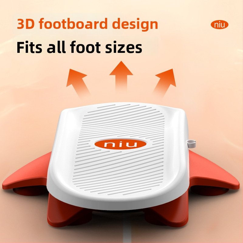 Atdalāms vidukļa griešanās disks ar dubultiem pedāliem – Liels fitnesa griešanās disks