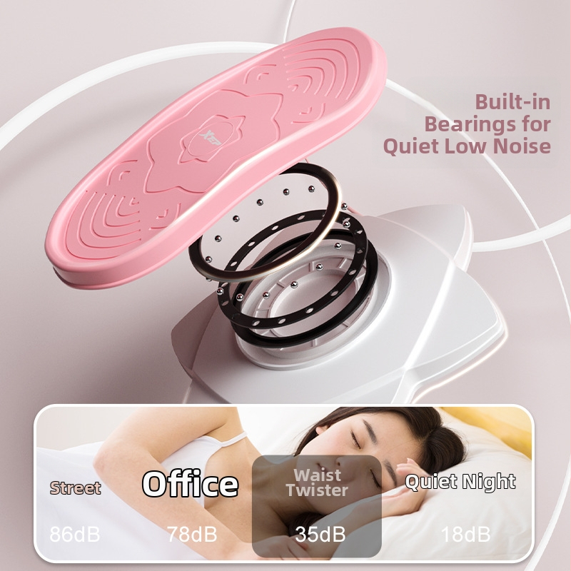 Xtep Dviejų dalių magnetinė juosmens sukimosi plokštė PVC namų naudojimui