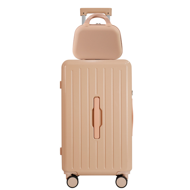 TOUO lielas ietilpības ceļojumu čemodāns no ABS/PC, rāvējslēdzēja atvērums, 360° universālie riteņi, paroles slēdzene, modelis TX001