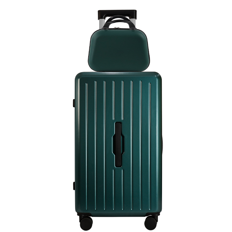 TOUO lielas ietilpības ceļojumu čemodāns no ABS/PC, rāvējslēdzēja atvērums, 360° universālie riteņi, paroles slēdzene, modelis TX001