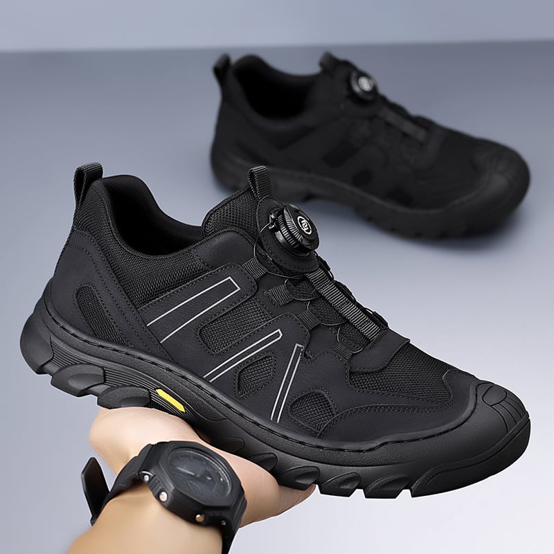 Turistické topánky – protišmykové, priedušný sieťový horný diel, PHYLON stredná podrážka, vulkanizovaná kaučuková podrážka, nízky strih