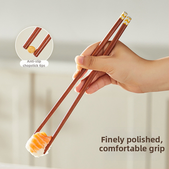 Paličky na jedlo z červenej santalovej dreva, moderný minimalistický štýl, 5 párov, ručne vyrobené, zrkadlový lesk
