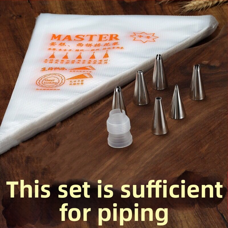 Strength Factory Sada zdobenia s pištoľou na polevu — hrubé vrecká na potieranie, jednorazové dekoratívne nástroje pre domáce použitie, trysky/tašky, export cez hranice