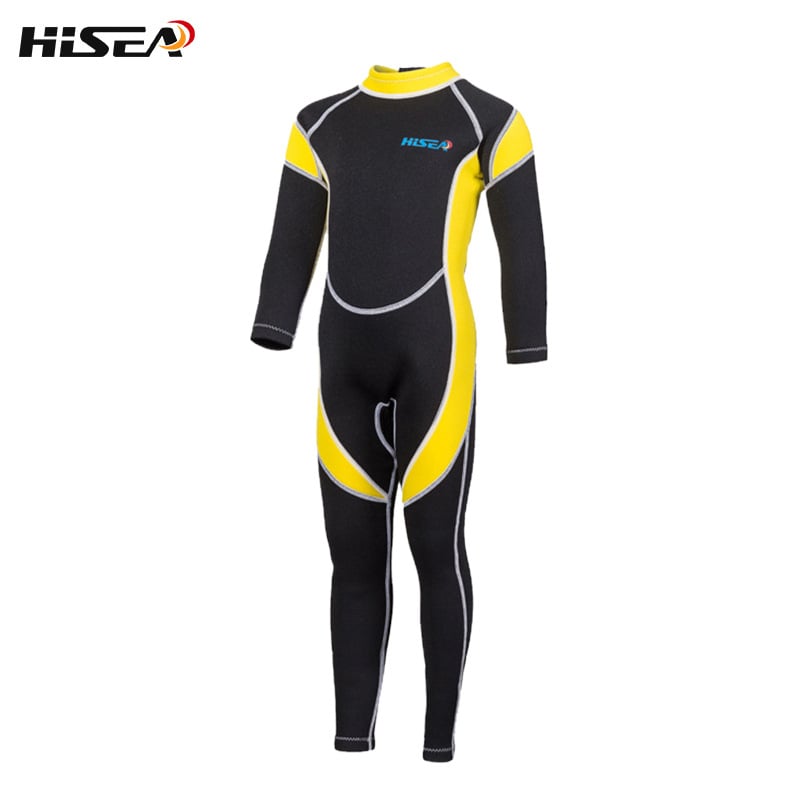 Jednodielna detská neoprénová kombinéza s dlhými rukávmi — 2,5 mm, teplá, vhodná pre potápanie a šnorchlovanie, celoročná