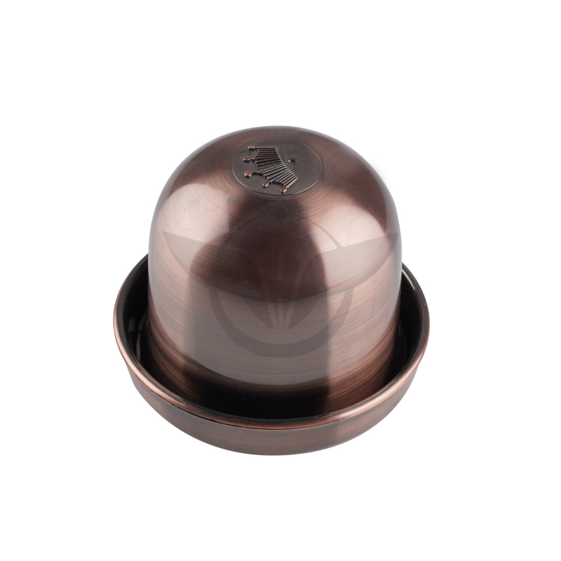 Metāla un akrila konstrukcijas kausa komplekts ar pamatni, modelis YH-6898, apaļo stūru dizains, piemērots šaham un kāršu spēlēm