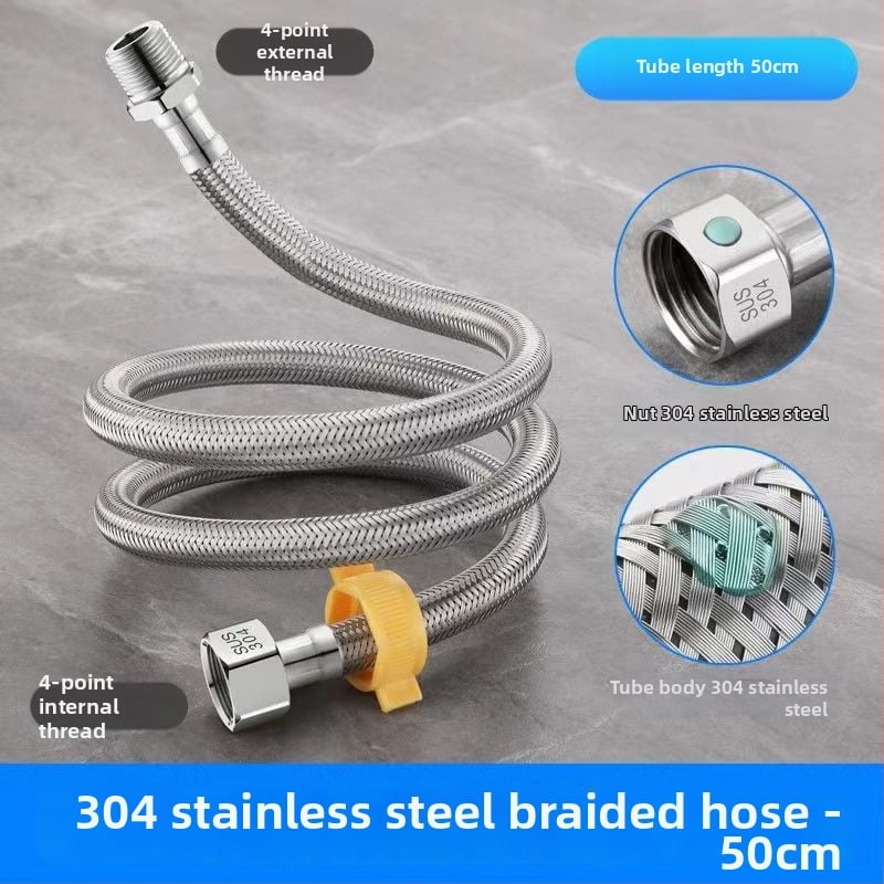 Hadica vstupu vody opletená z nehrdzavejúcej ocele 304, model 00, menovitý tlak 1.0, značka Yellow Nest, moderný štýl