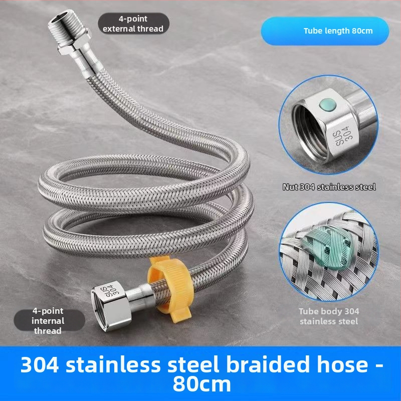 Hadica vstupu vody opletená z nehrdzavejúcej ocele 304, model 00, menovitý tlak 1.0, značka Yellow Nest, moderný štýl