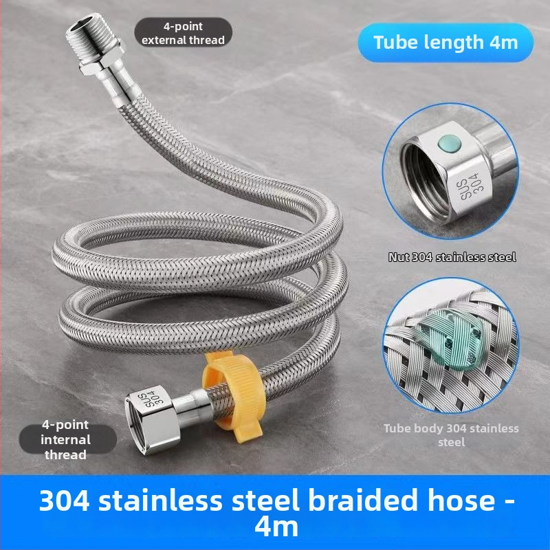 Hadica vstupu vody opletená z nehrdzavejúcej ocele 304, model 00, menovitý tlak 1.0, značka Yellow Nest, moderný štýl