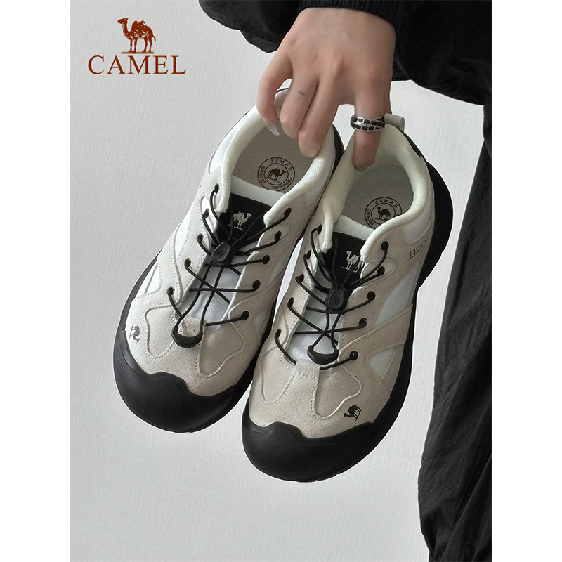 Camel turistické topánky – unisex, nízky vršok, priedušné, jednofarebné, na turistiku