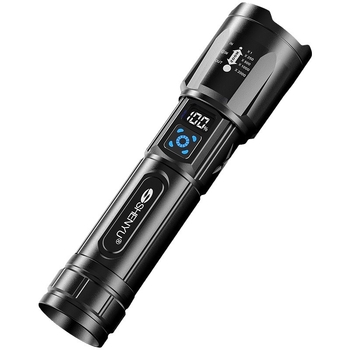 SHENYU ručna punjiva baterijska svjetiljka s laserskim zrakom, 5W, 2500mAh, domet preko 500 m