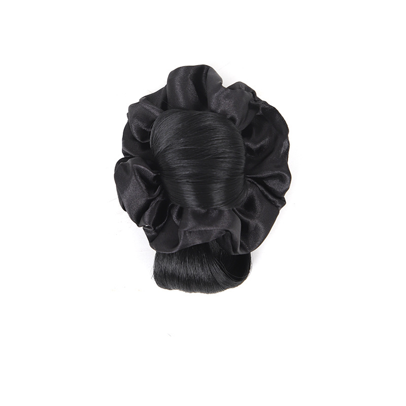 Parochňa s drdolom pre ženy – hodváb vysokoteplotný, krátka dĺžka, nie je možné farbiť ani trvalú úpravu