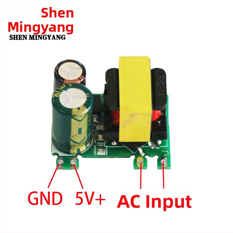 5W AC-DC izolované spínané napájanie, vstup 110–220V, výstupy 5V/1A a 12V/0,5A
