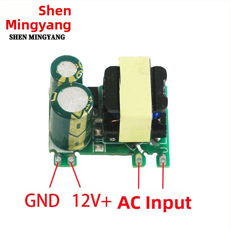 5W AC-DC izolované spínané napájanie, vstup 110–220V, výstupy 5V/1A a 12V/0,5A