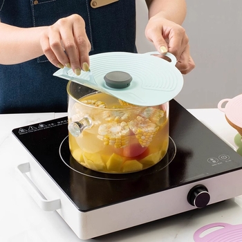 Silikonski poklop za očuvanje svježine s poklopcem za zdjelice, tanjure i posude — moderan minimalistički stil, brenda Friendly; materijal: Drugo