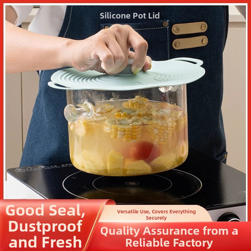 Silikónový kryt na uchovanie čerstvosti s uzáverom pre misky, taniere a nádoby — moderný minimalistický štýl; značka Friendly; materiál: Iné