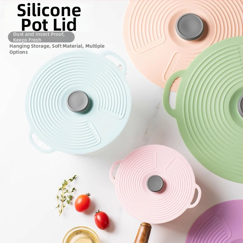 Silikónový kryt na uchovanie čerstvosti s uzáverom pre misky, taniere a nádoby — moderný minimalistický štýl; značka Friendly; materiál: Iné