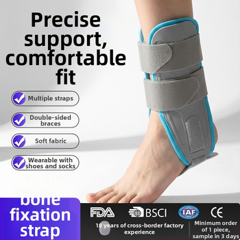 Chaochi členková ortéza s gélovým balením na zotavenie po vyvrtnutí, kompresná podpora členka, nastaviteľný ochranný návlek