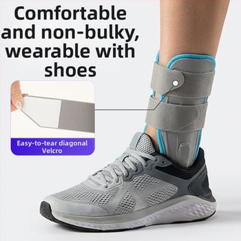 Chaochi členková ortéza s gélovým balením na zotavenie po vyvrtnutí, kompresná podpora členka, nastaviteľný ochranný návlek