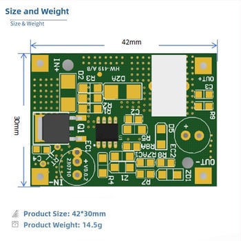 Modul buck DC Zhichuang, intrare largă 9–120V, ieșire 5V/12V, până la 3A