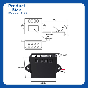 Modul generator de ioni pentru purificator de aer pentru animale de companie, DC12V, certificat UL, model TFB-Y102DJ1, dezinfectare și purificare a aerului