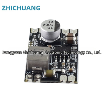 Modul de alimentare DC-DC cu conversie step-down, ieșiri duale 12V și 5V, 2A, intrare 6,3–50V, design compact