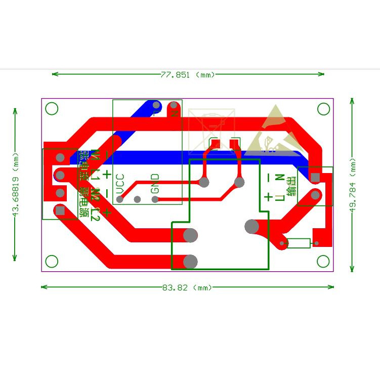 Comutator automat de alimentare cu două surse, modul principal/rezervă, suportă 5/12/24/220V