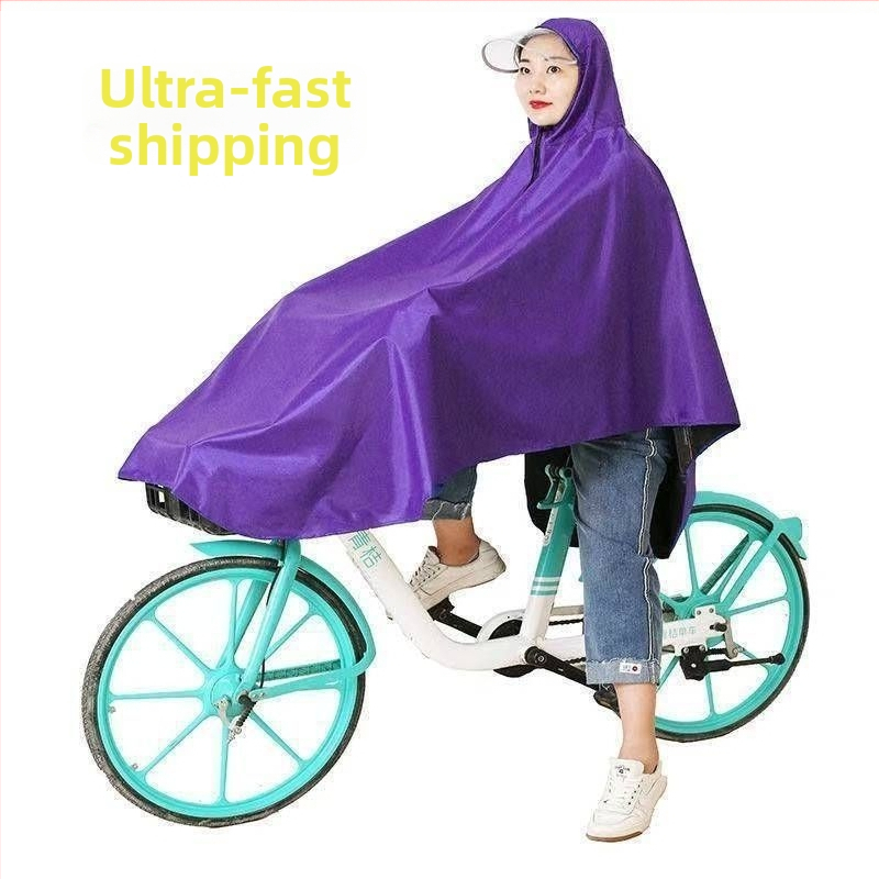 Vihm pončo mootorrattale/elektrilisele skuterile – Oxford kangas, paks tekstuur, täiskasvanutele