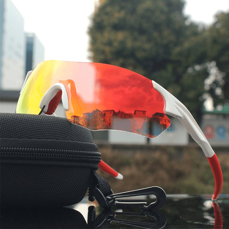 Cyklistické okuliare deň-noc, duálne použitie, UV ochrana, TR90 ultra ľahké, fotokromatické šošovky