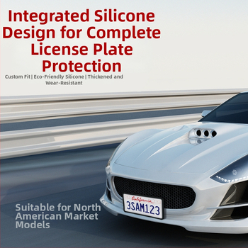 Silikónový mat na poznávaciu značku, obdĺžnikový tvar; kompatibilný s vozidlami General Motors; značky Tai mei