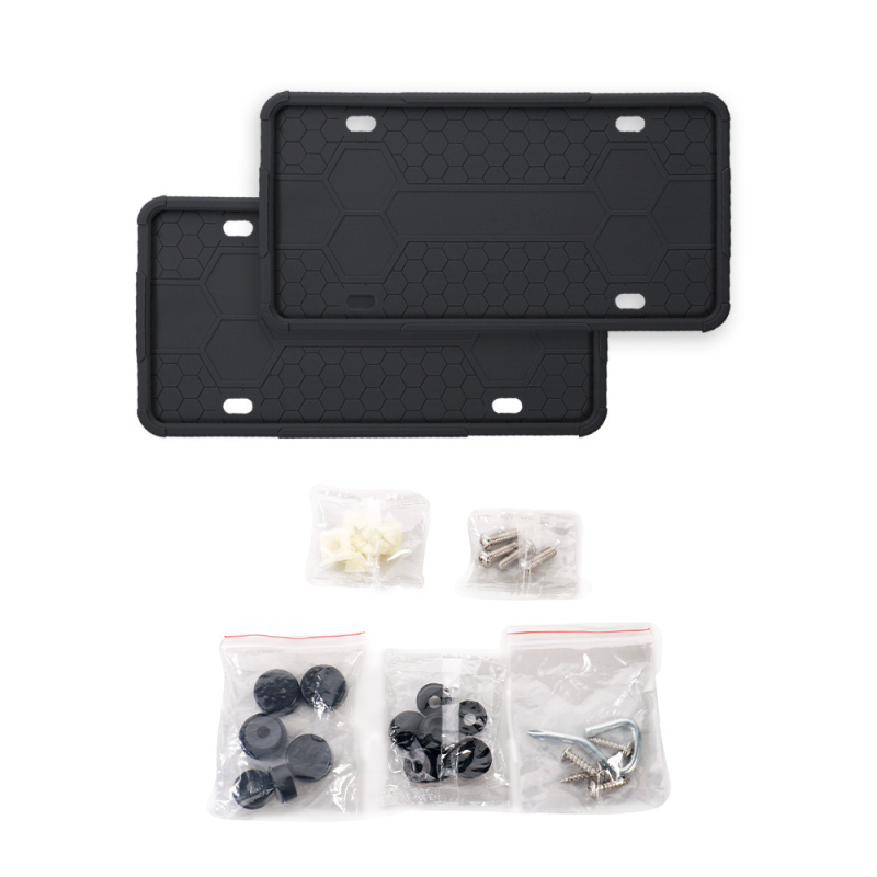 Silikónový mat na poznávaciu značku, obdĺžnikový tvar; kompatibilný s vozidlami General Motors; značky Tai mei