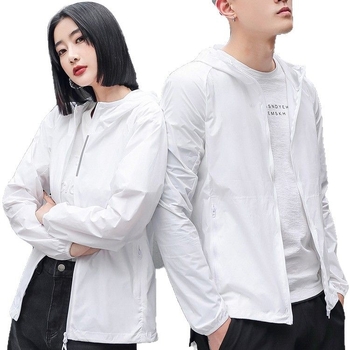 Vanjska windbreaker jakna s kapuljom (UPF50+ UV zaštita, vodootporna, otporna na vjetar, brzo suši, prozračna tkanina)