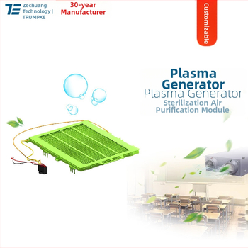 Plazmový Generátor - Sterilizácia a čistenie vzduchu, Model TFB-Y78DJ4; Rozmery napájacieho modulu 42.5×23×30 mm; Rozmery zeleného zaťaženia 280×280×10 mm