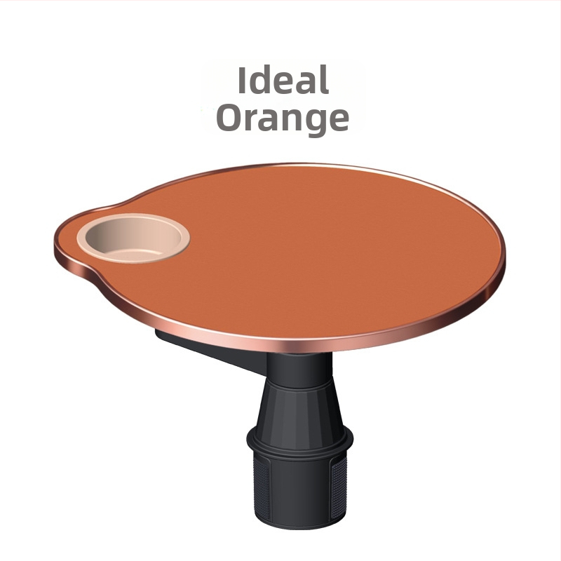 Automašīnas plūdošs galds ar krūzes turētāju, griežams un daudzfunkcionāls, materiāls mākslīgā plāksne, uzstādīšana ar snap-in, universāla savietojamība