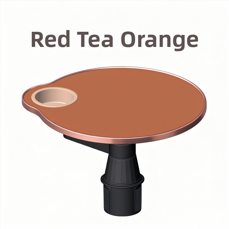 Automašīnas plūdošs galds ar krūzes turētāju, griežams un daudzfunkcionāls, materiāls mākslīgā plāksne, uzstādīšana ar snap-in, universāla savietojamība