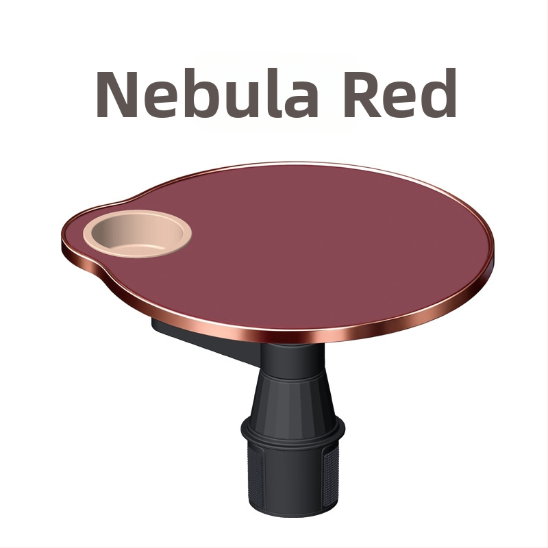 Automašīnas plūdošs galds ar krūzes turētāju, griežams un daudzfunkcionāls, materiāls mākslīgā plāksne, uzstādīšana ar snap-in, universāla savietojamība