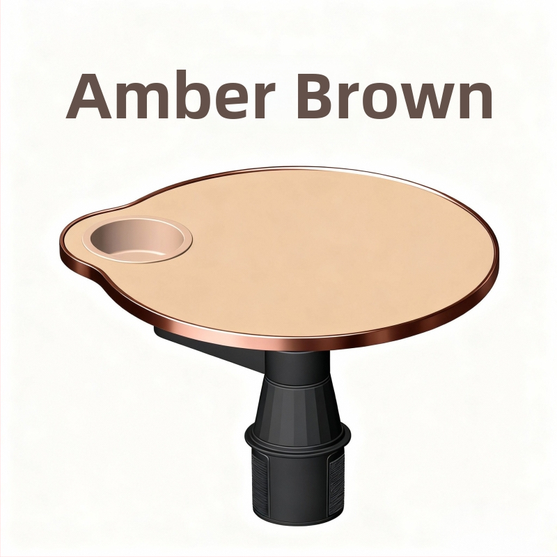 Automašīnas plūdošs galds ar krūzes turētāju, griežams un daudzfunkcionāls, materiāls mākslīgā plāksne, uzstādīšana ar snap-in, universāla savietojamība