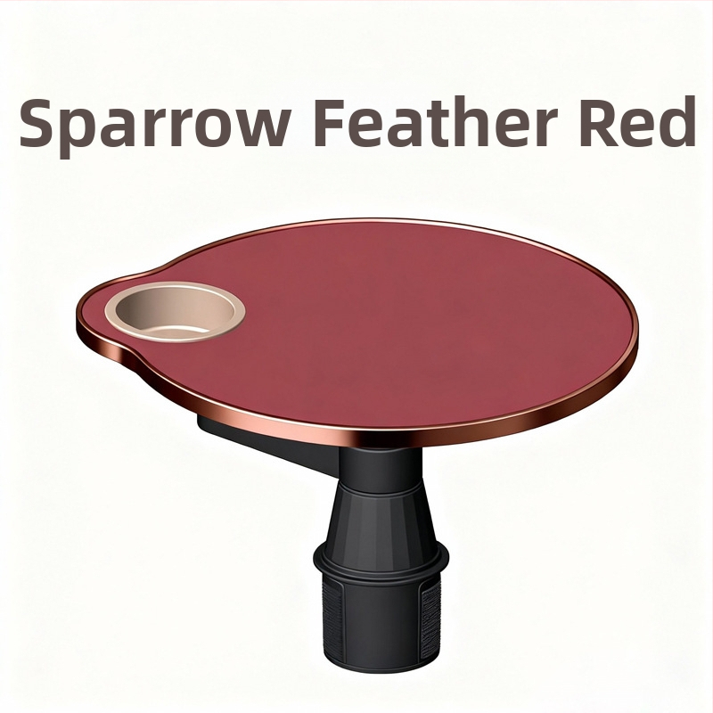 Automašīnas plūdošs galds ar krūzes turētāju, griežams un daudzfunkcionāls, materiāls mākslīgā plāksne, uzstādīšana ar snap-in, universāla savietojamība