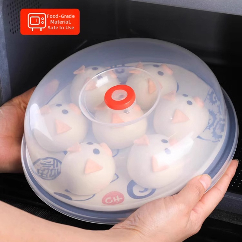 INOMATA Κάλυμμα μικροκυμάτων κατά των πιτσιλισμάτων – διαφανές, ανθεκτικό στη θερμοκρασία καπάκι συντήρησης τροφίμων για πιάτα και μπολ, Ιαπωνία προέλευση, πλαστικό