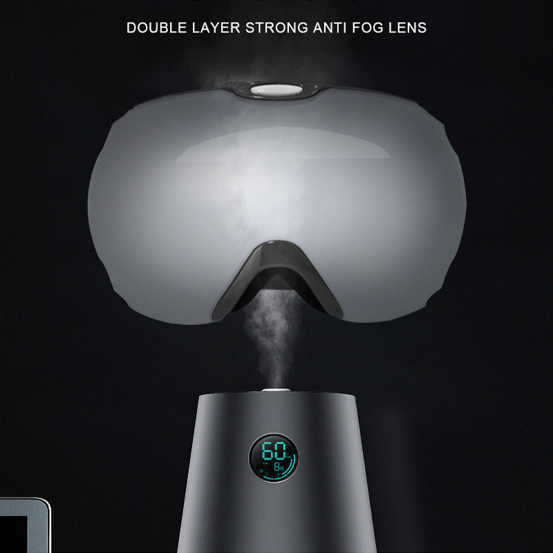 OCORT γυαλιά σκι με διπλό σφαιρικό φακό, αντιθαμβωτικά, PC+TPU κατασκευή, αντιανεμική προστασία ματιών