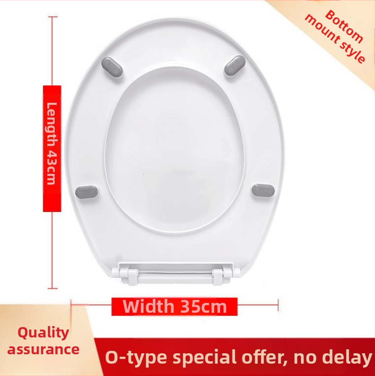 VOU hrubšie veko na toaletu, vycpané, vzdialenosť montážnych otvorov 9–19 cm, model VOU, materiál: PP doska