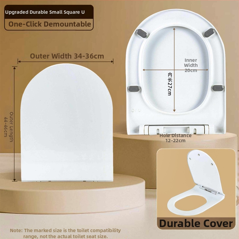 VOU hrubšie veko na toaletu, vycpané, vzdialenosť montážnych otvorov 9–19 cm, model VOU, materiál: PP doska