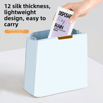 PEVA еднократен дъждобран-понче за възрастни, стандартна дебелина, карикатурен стил