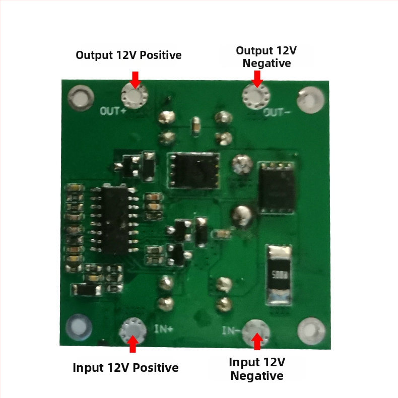 DC uz AC 24V invertora plate uzraudzības kamerai — ieeja 9-24V, izeja AC24V 3A, paaugstināšanas moduļi 9V→24V 5A, 24V→36V 5A