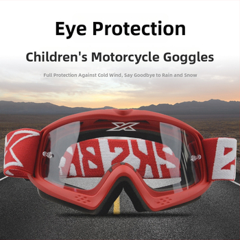 Detské off-road okuliare – výmenné šošovky, model 8060EKS, PC šošovky, dioptria 0