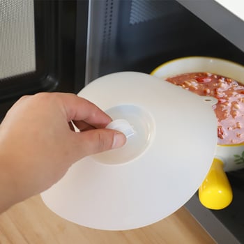 Κάλυμμα σιλικόνης για φλυτζάνι με αναρρόφηση – ποιότητας τροφίμων, ευρωπαϊκό πρότυπο, προστασία από σκόνη, για γυάλινο φλυτζάνι τσαγιού, κούπα και μπολ