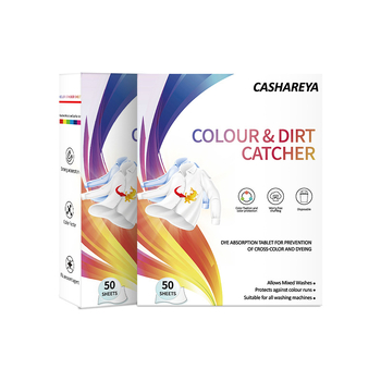 100 kusov absorpčných listov na pranie — zabraňuje prenášaniu farieb a miešaniu farieb